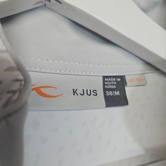 KJUS Women's Golf Sunshine Printed Jacket White and Gray Full Zip $189 - Picture 5 of 11